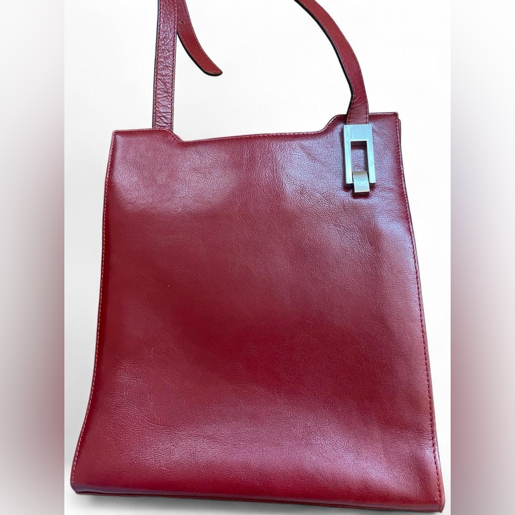 Vintage Red Leather Bag